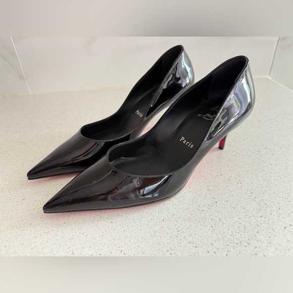 Christian Louboutin Miss Z 60MM Patent Leather Pumps EU 37 US 7 - Picture 2 of 10